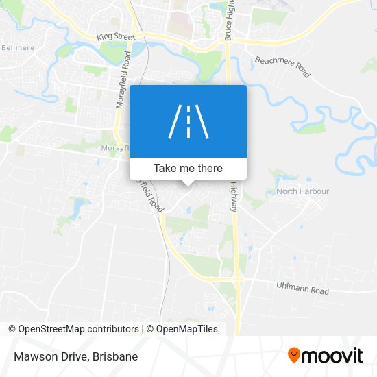 Mawson Drive map