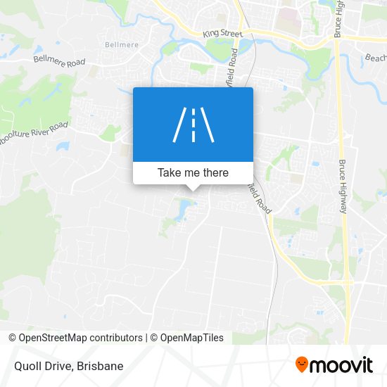 Quoll Drive map
