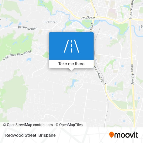 Redwood Street map