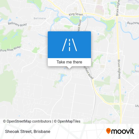 Sheoak Street map