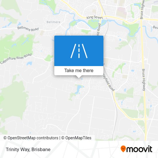 Trinity Way map