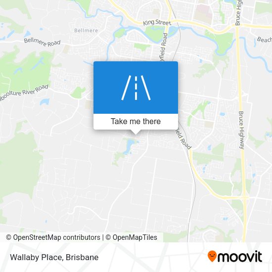 Wallaby Place map