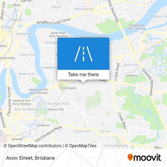 Avon Street map