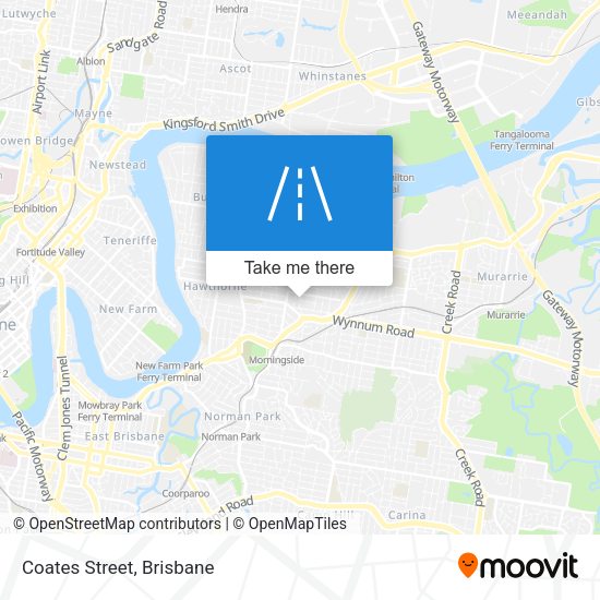 Coates Street map