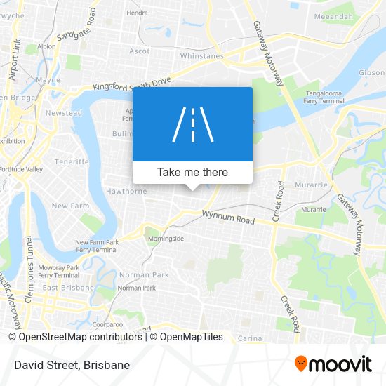 David Street map