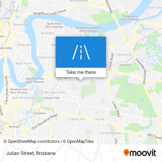 Julian Street map