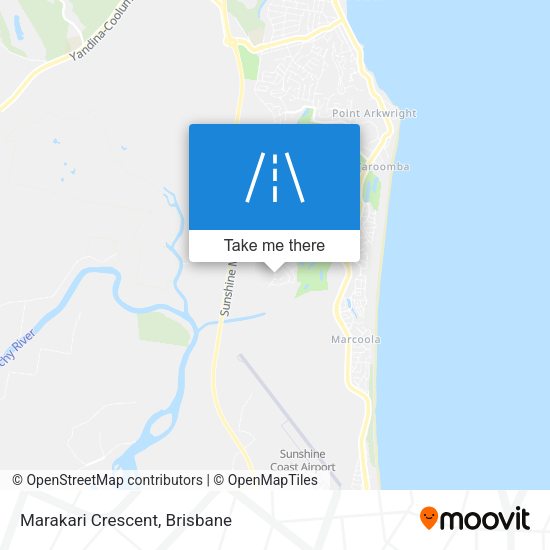 Marakari Crescent map