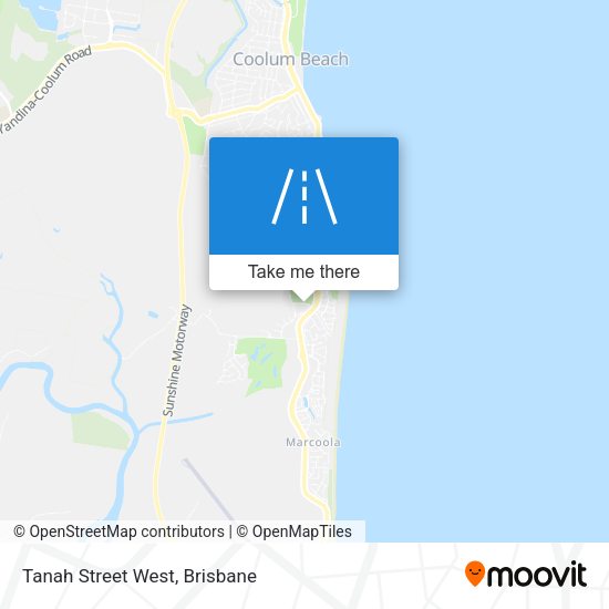Tanah Street West map