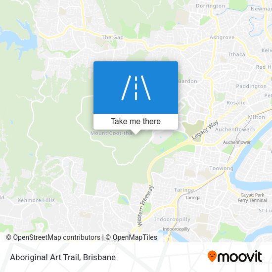 Aboriginal Art Trail map