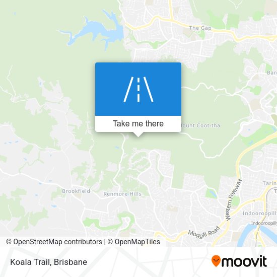 Koala Trail map