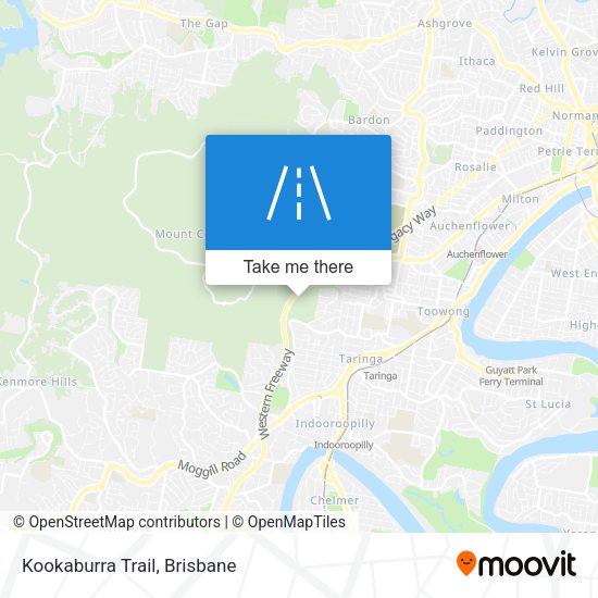 Kookaburra Trail map