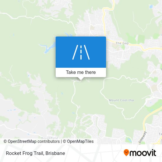 Rocket Frog Trail map