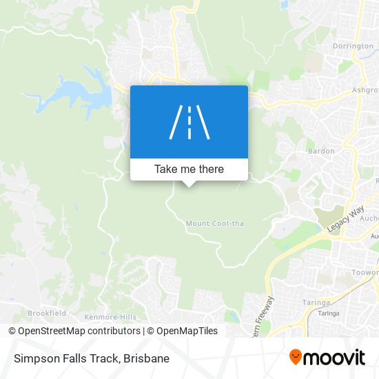 Simpson Falls Track map