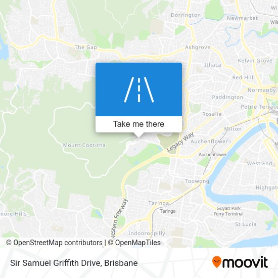 Sir Samuel Griffith Drive map