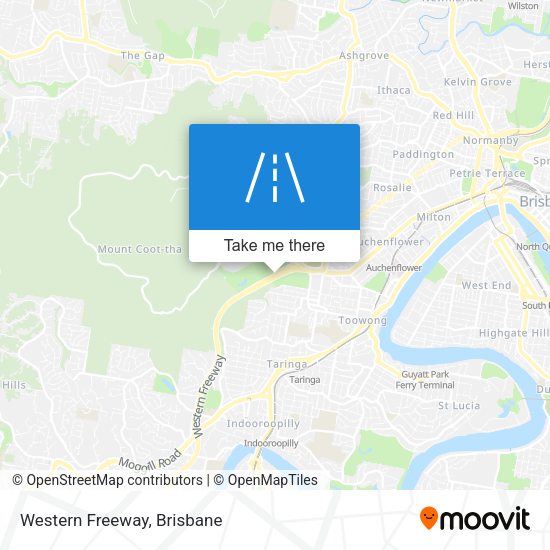 Western Freeway map
