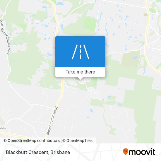 Blackbutt Crescent map