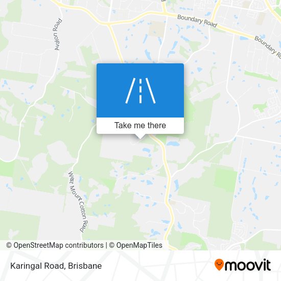 Karingal Road map