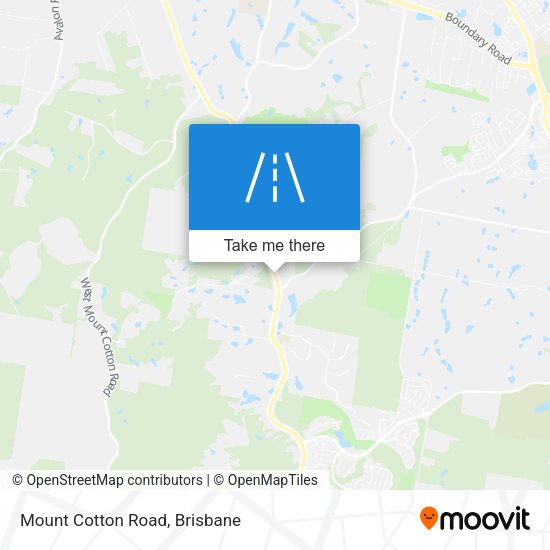 Mount Cotton Road map