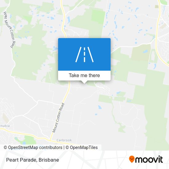 Peart Parade map