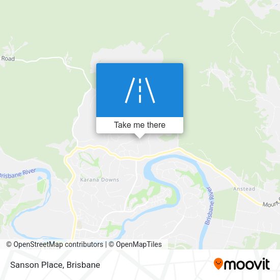 Sanson Place map