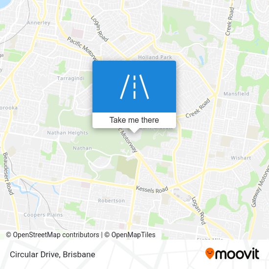 Circular Drive map