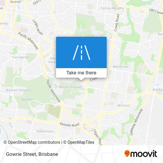 Gowrie Street map