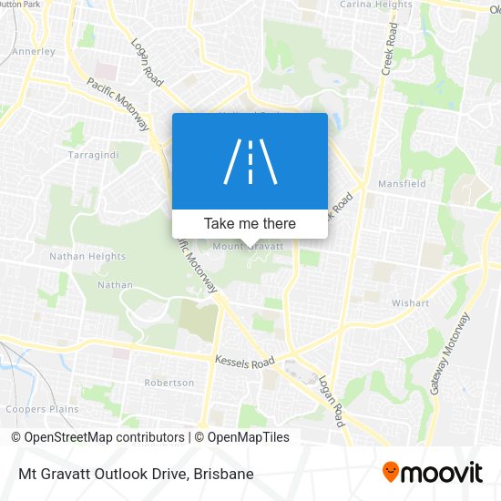 Mt Gravatt Outlook Drive map