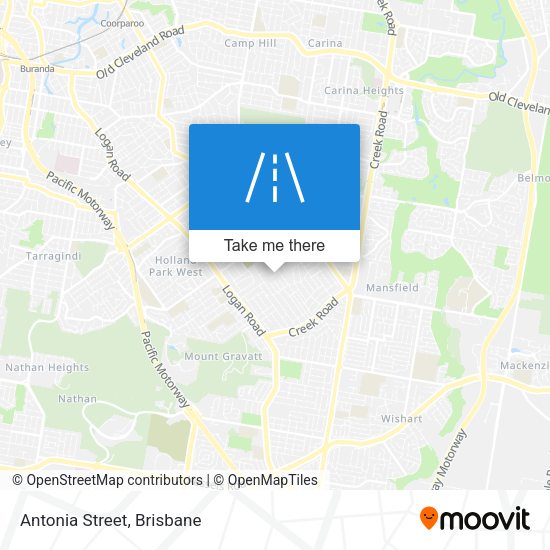 Antonia Street map