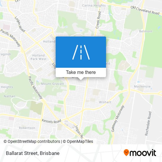 Ballarat Street map