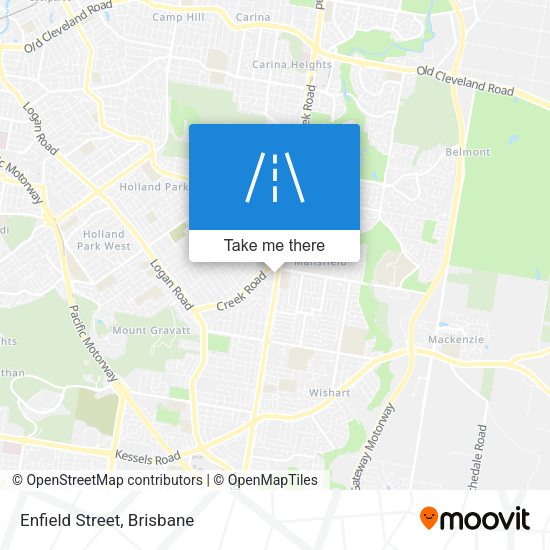 Enfield Street map