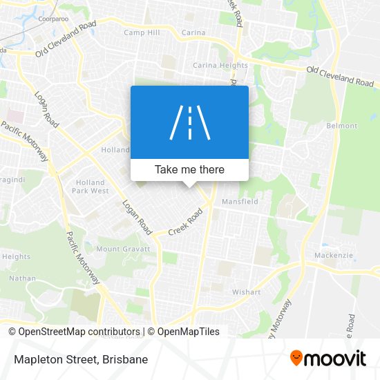 Mapleton Street map