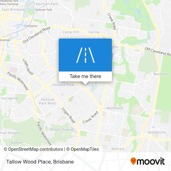 Tallow Wood Place map