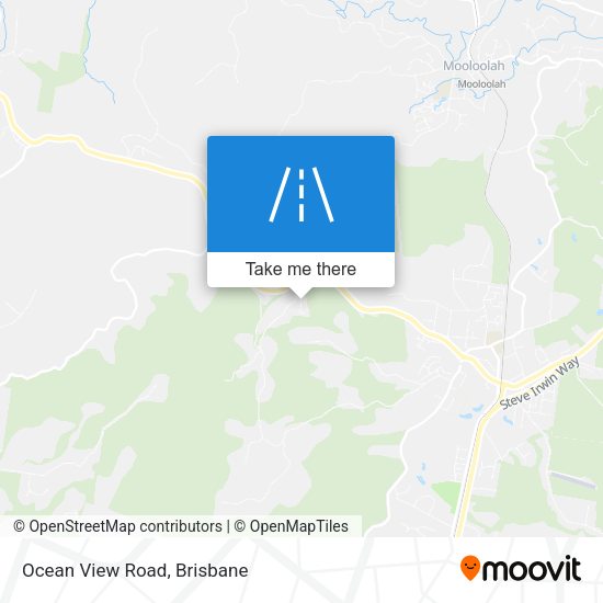 Ocean View Road map