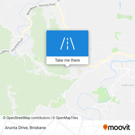 Arunta Drive map