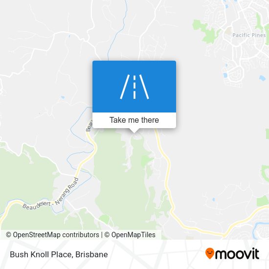 Bush Knoll Place map