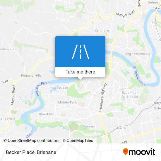 Becker Place map
