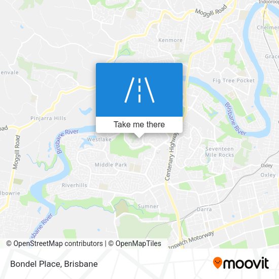 Bondel Place map