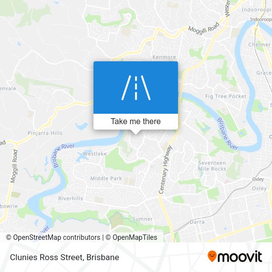 Clunies Ross Street map