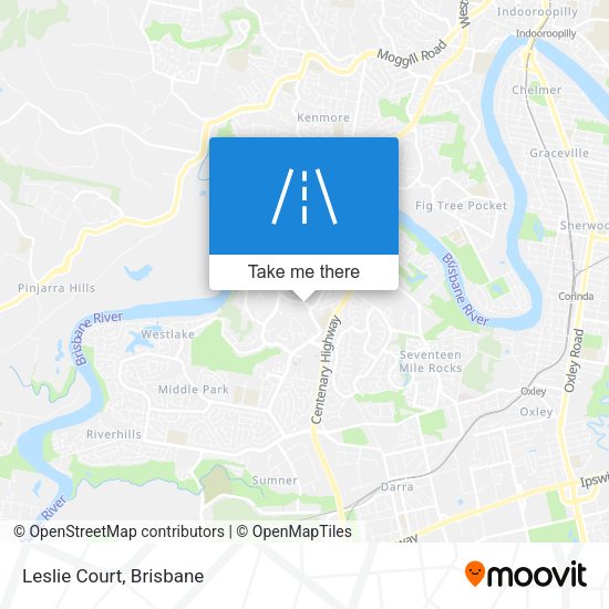 Leslie Court map