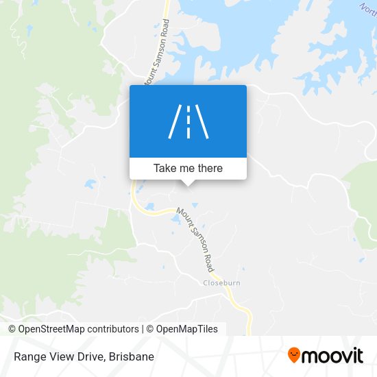Range View Drive map