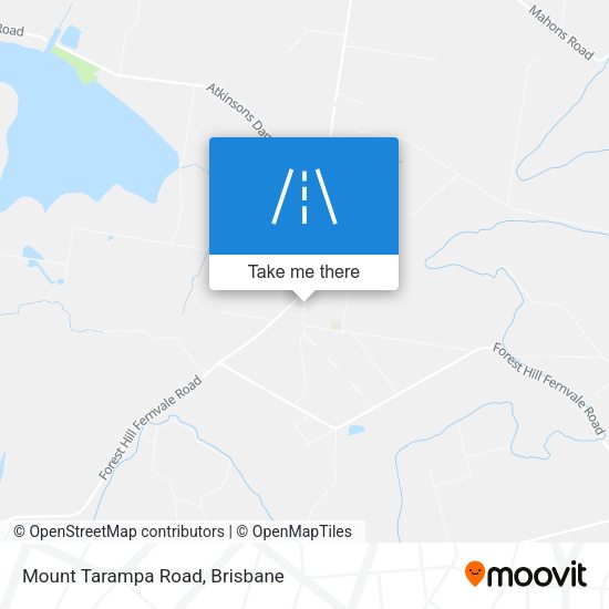 Mount Tarampa Road map