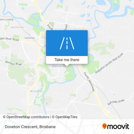 Doveton Crescent map