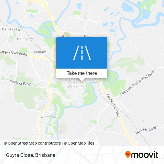 Guyra Close map