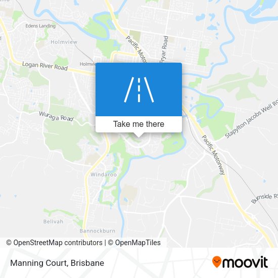 Manning Court map