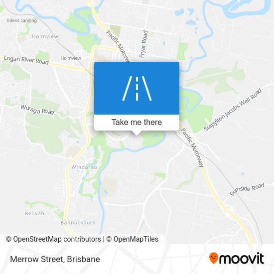 Merrow Street map