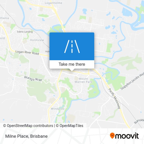 Milne Place map