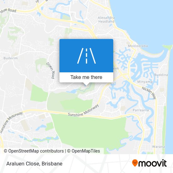 Araluen Close map