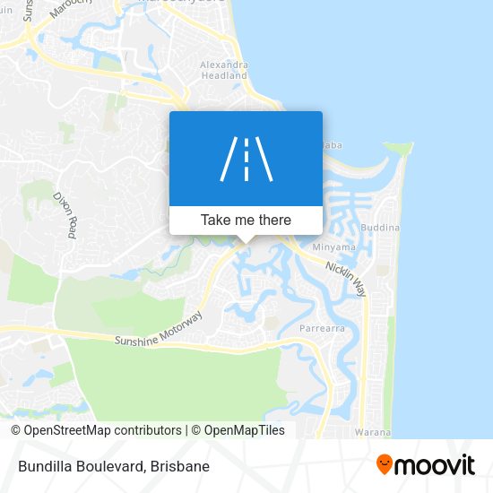 Bundilla Boulevard map
