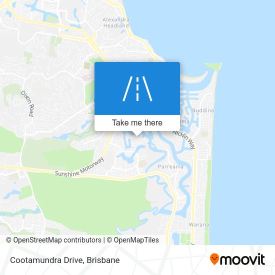 Cootamundra Drive map