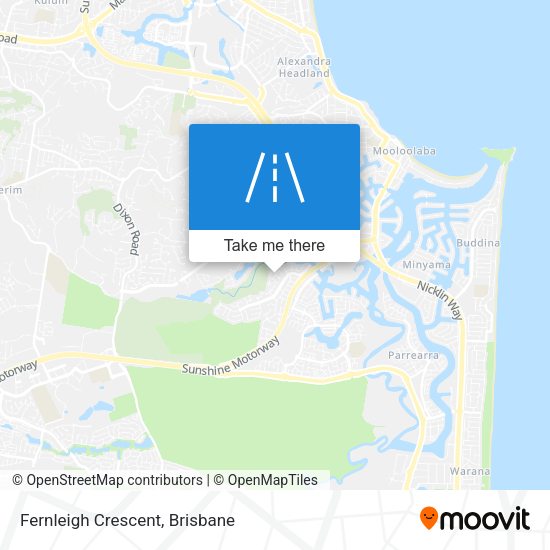 Fernleigh Crescent map